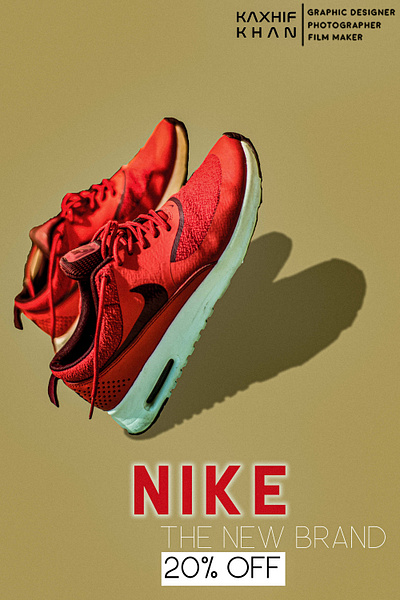 The Nike graphic design manipulation photoshop