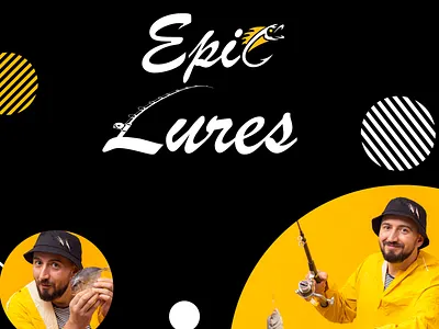 Lure Company Logo Design – Modern Angling Brand Identity bold identity brand identity fishing brand fishing logo lure logo modern logo outdoor branding symbol design wildlife logo