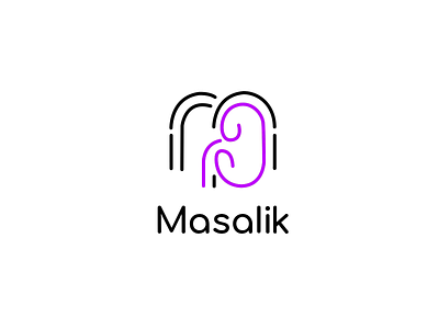 Masalik: Logo Motion animation brand identity branding graphic design line art logo logo design logomotion motion graphics visual identity