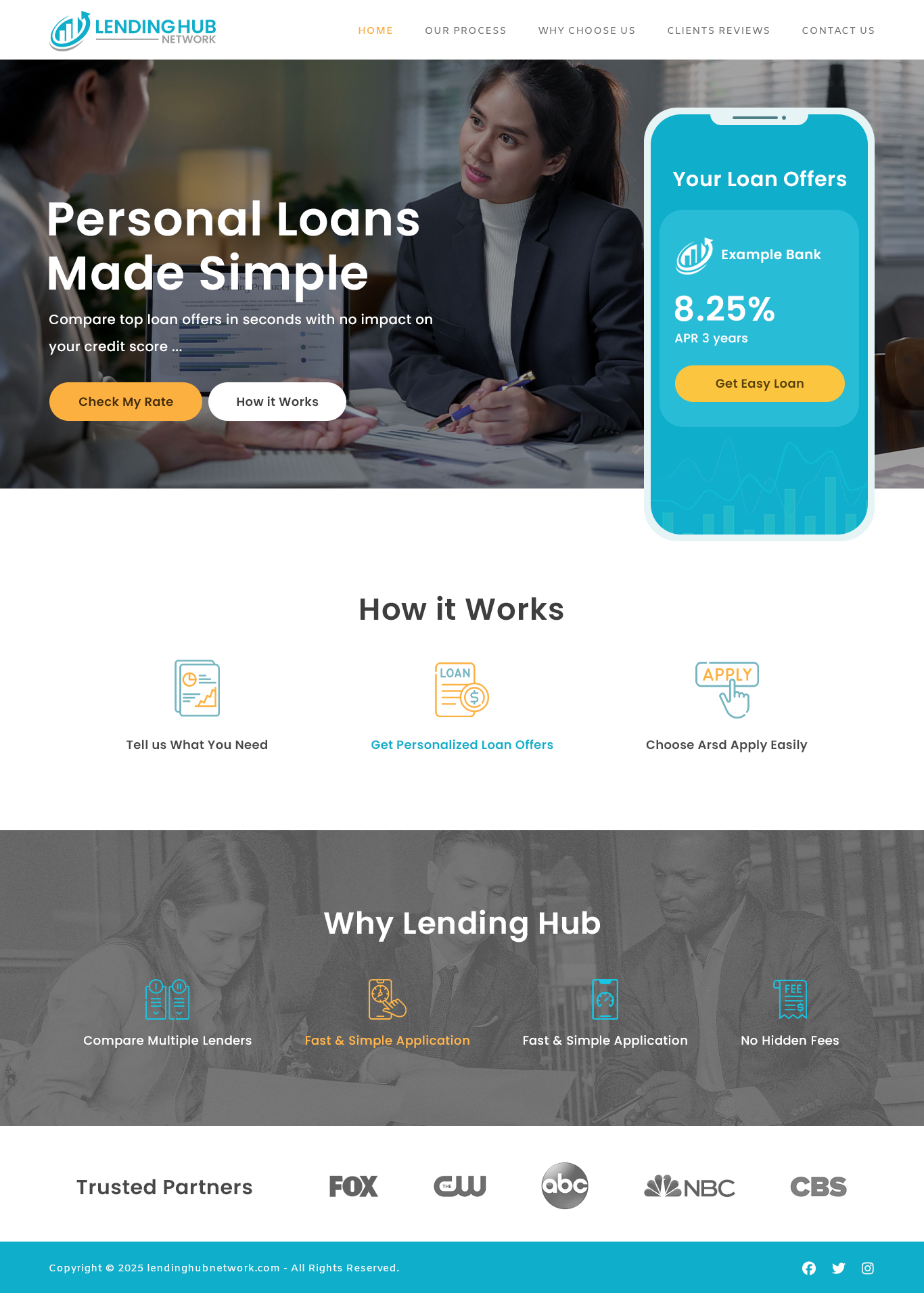 Loan Consultation Website consultation web design loan website design personal loan consultation
