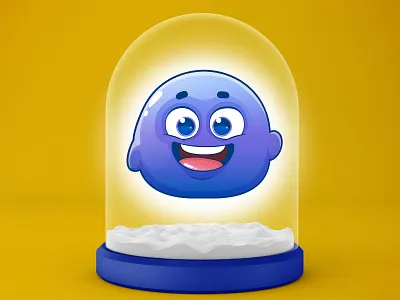 Cute Blob Mascot Character | Friendly Cartoon Mascot Design blub cartoon cartoon cartoon character cartoonish cover cute design character friendly graphic design illustration mascot