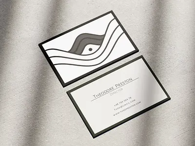 Minimalist Business Card business card business card design design graphic design illustration illustrator minimalist