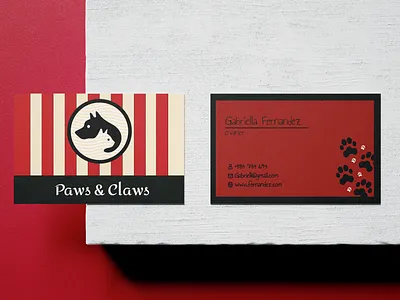 Pet Shop Business Card business card business card design design graphic design illustration illustrator