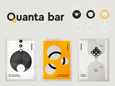 Quanta bar branding graphicdesign logo logodesign logomark logotype tasting wine