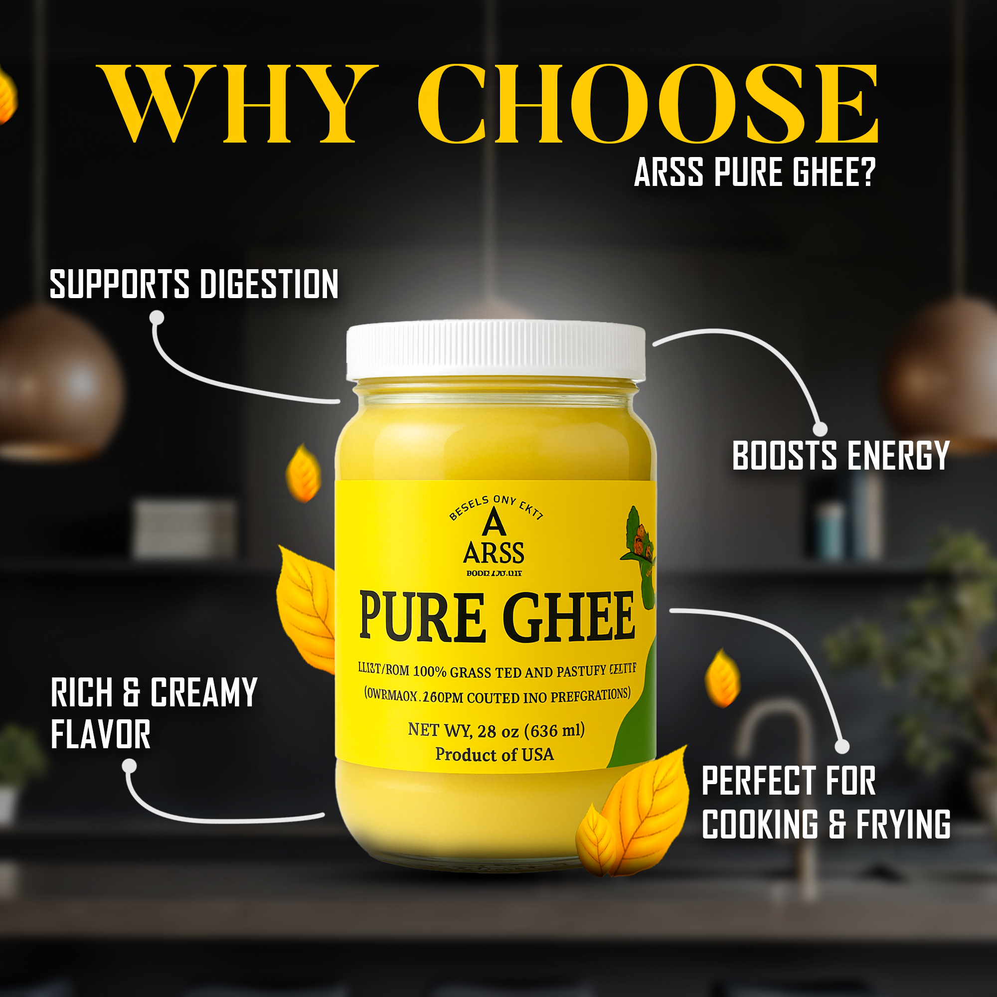 Amazon Product Pure Ghee Listing Images amazon listing amazon product ebc graphic design listing images pure ghee listing