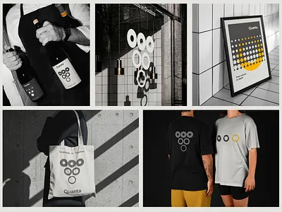 Quanta bar branding design graphicdesign logo logo metaphor logodesign logoidea logomark logotype metaphor