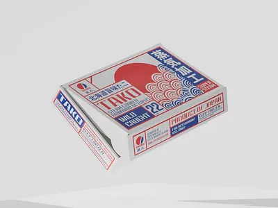 Japanese Style Packaging Design animation blue box catron cinema 4d clean design food box food packaging japan japanese style mail box minimal modern packaging packaging design red redshift subscription box visualization