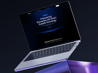 Kuraio - IT Solution Landing Page design landing page ui ux website