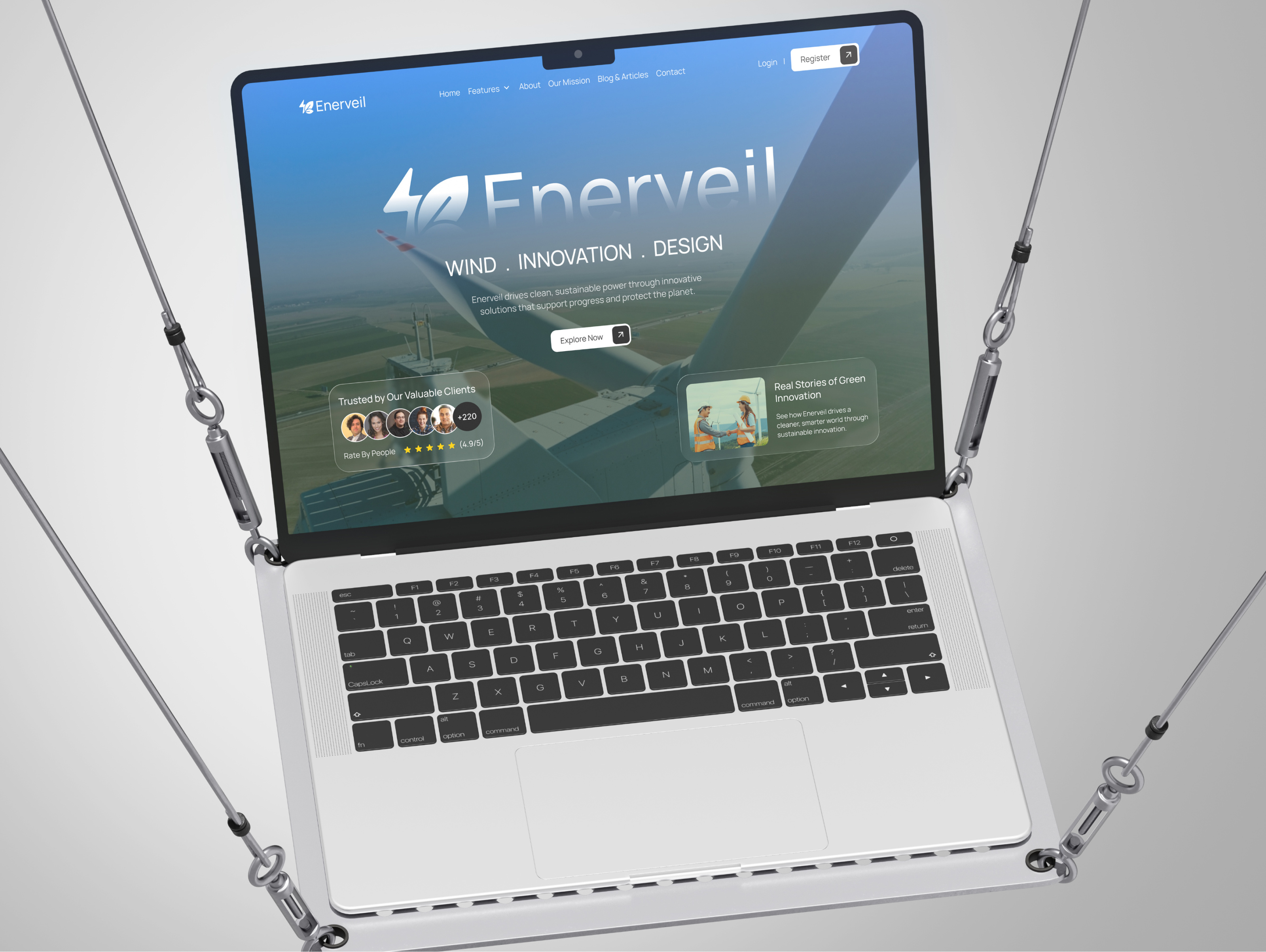 Introducing the New Enerveil Landing Page! branddesign branding cleanenergydesign design designshowcase designwithpurpose digitalexperience enerveil graphic design greentech landing landingpage logo productdesign renewableenergy sustainability ui uiux visualdesign webdesign