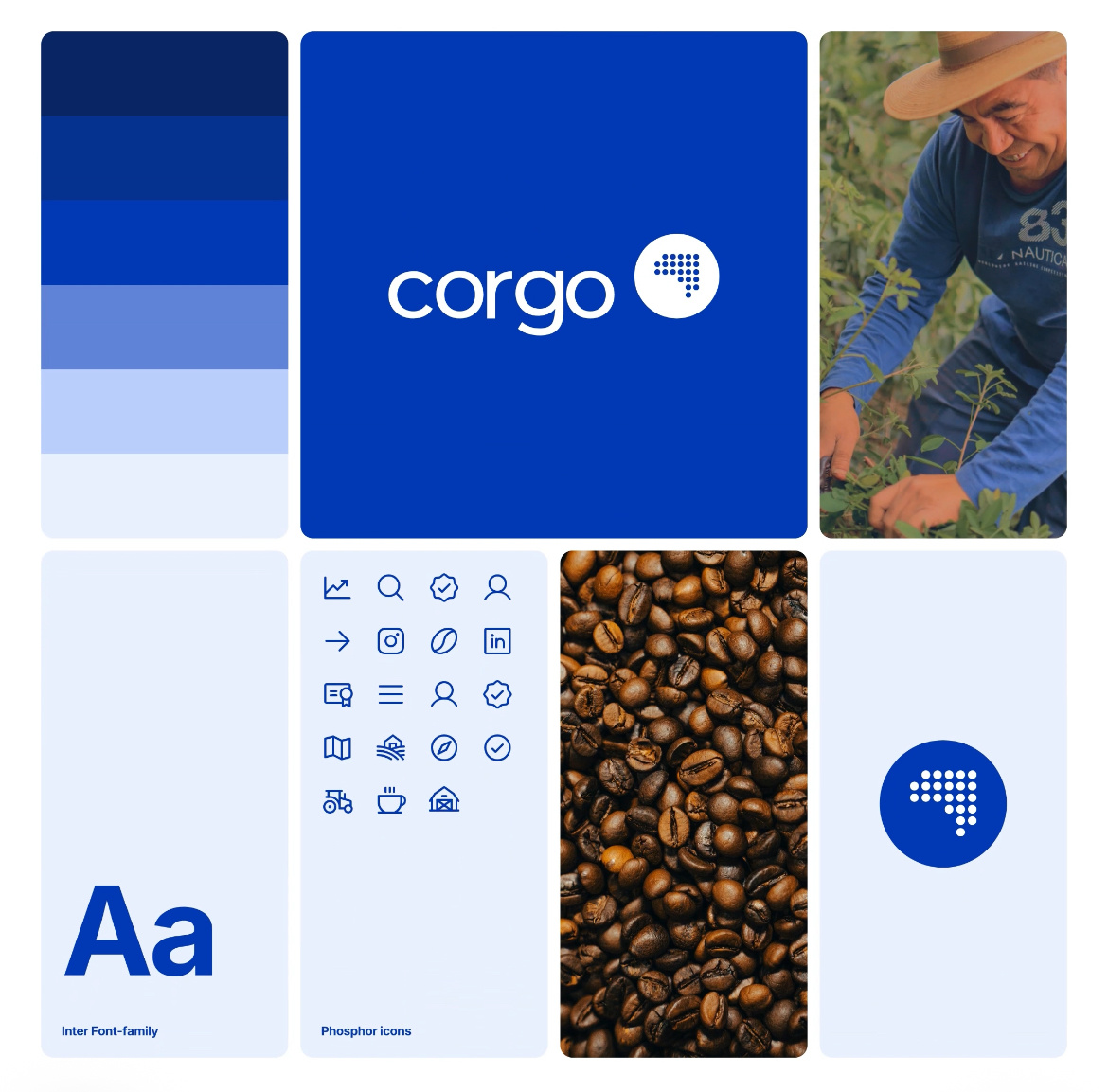 Corgo 🇧🇷 UX/UI Design + Branding branding brazil coffee digital earlystage interface landing page logo mobile motion graphics startup ui uikit ux