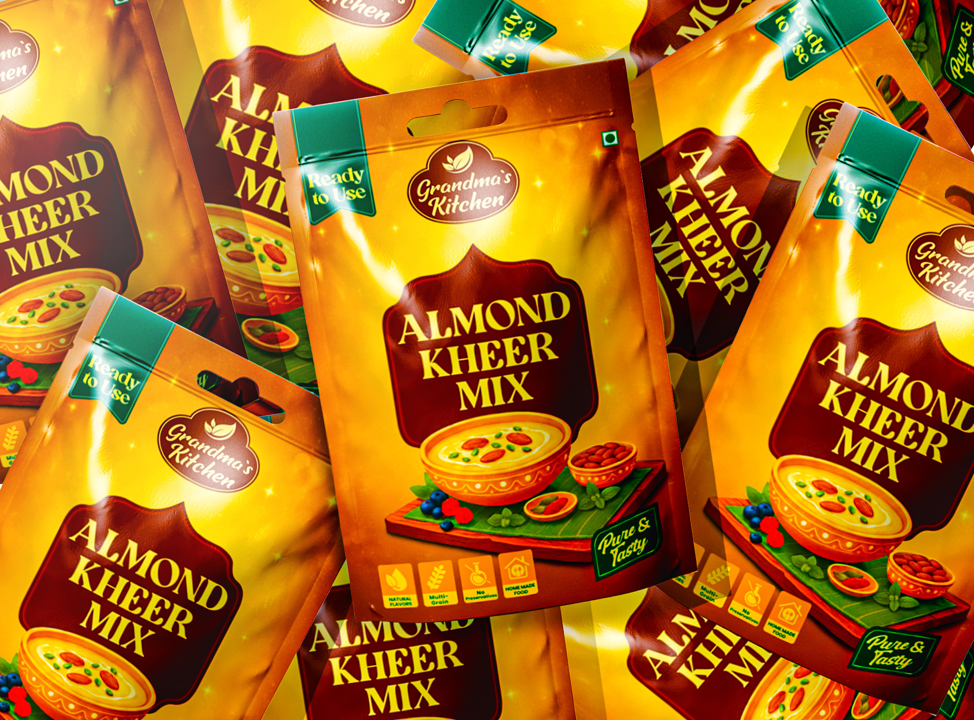 Kheer Mix- Food Pouch Packaging Design attractive pouch food label food label design food packaging food packaging design kheer mix packaging kheer mix packaging design label label design packaging packaging design pouch pouch design pouch label pouch label design pouch packaging pouch packaging design product design product label product packaging design