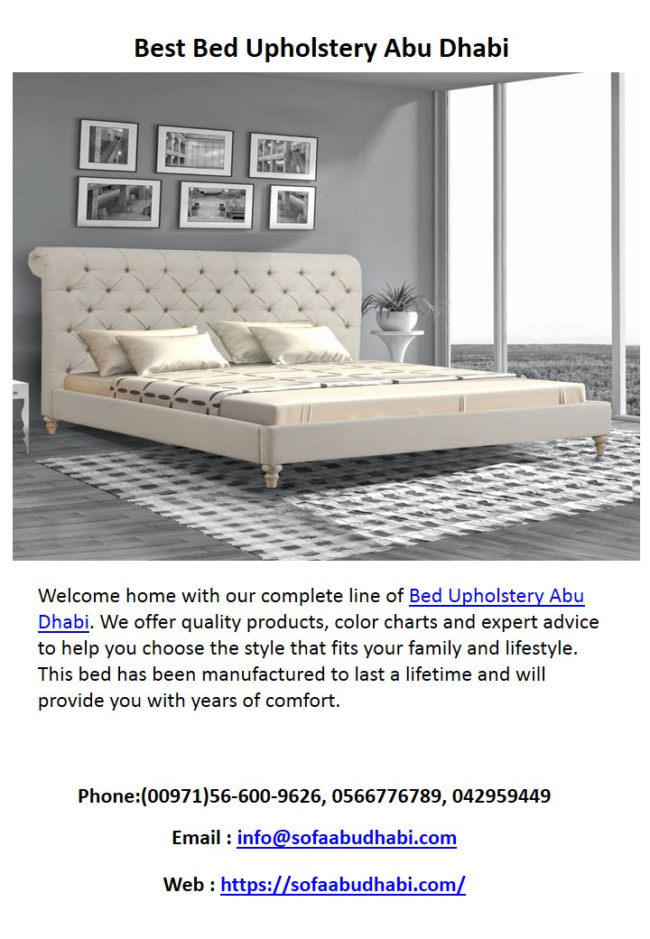 Best Bed Upholstery Abu Dhabi by ashish rawat on Dribbble