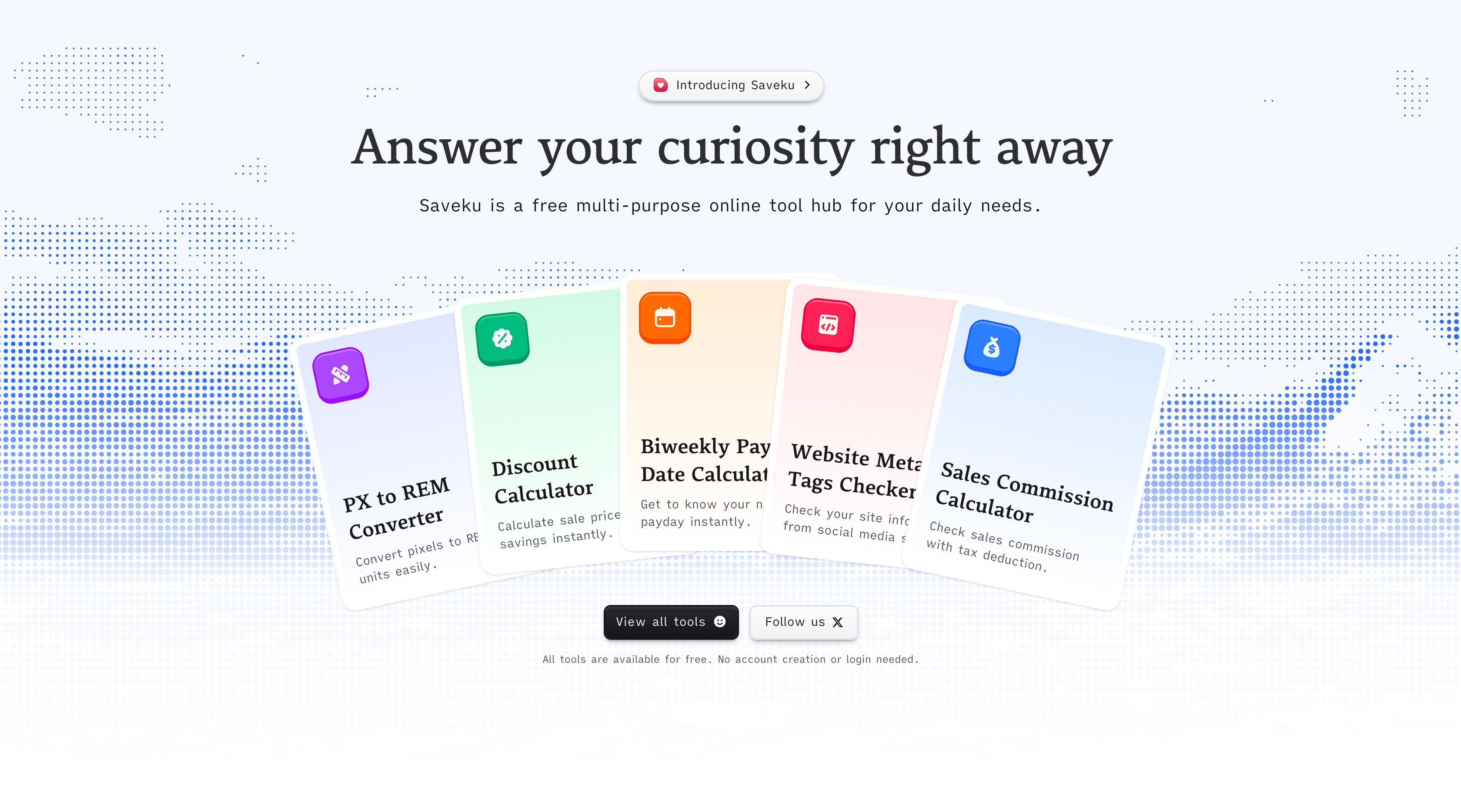 Saveku Hero Section animation cards design cards hover animation hero section hover animation icon animation icon design jiggle animation motion graphics on scroll animation web design