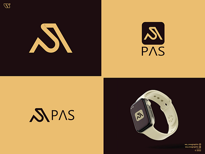 PAS Logo 3d animation app branding design graphic design icon illustration logo motion graphics typography ui vector