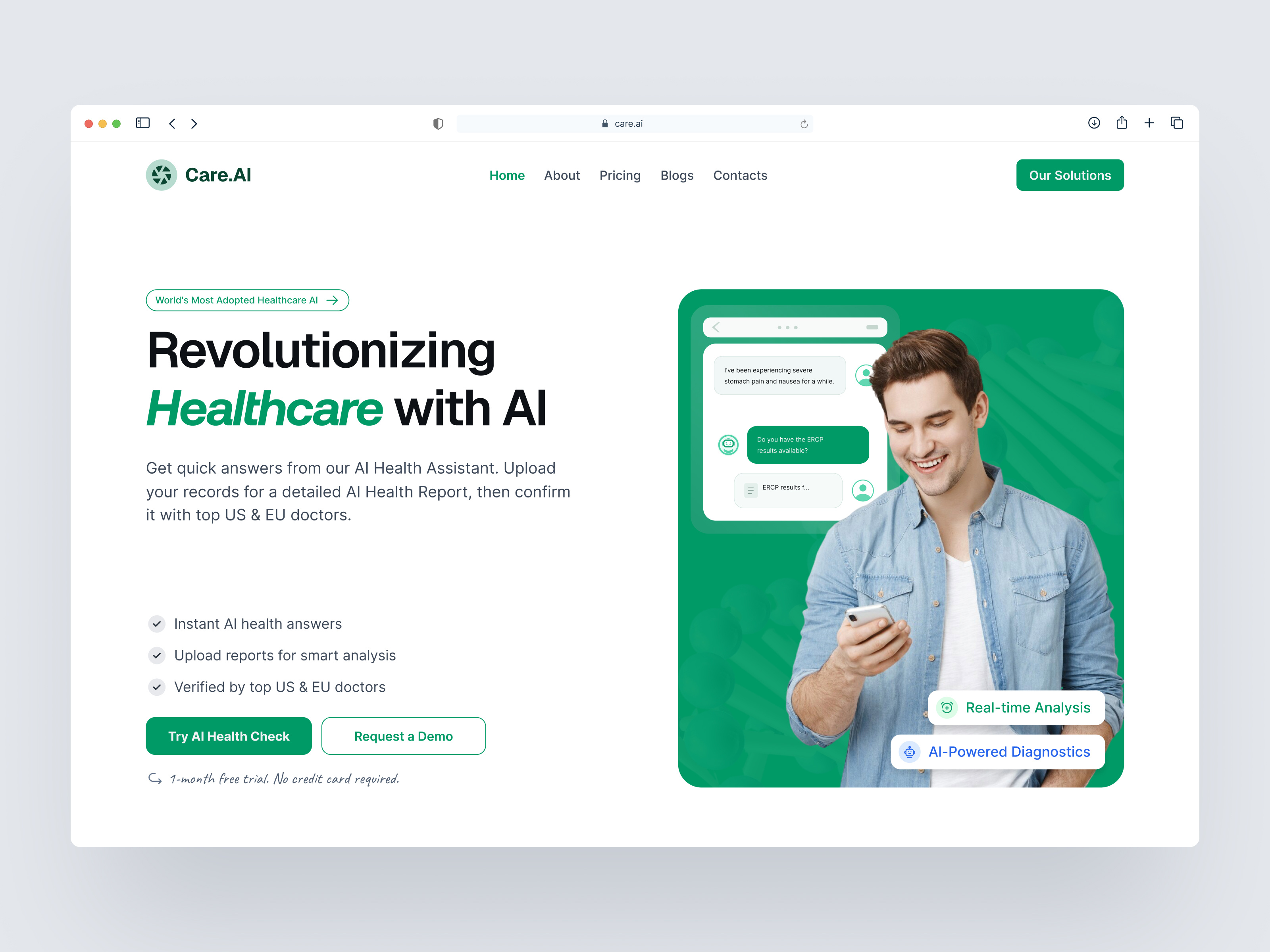 Example of Custom Website Design