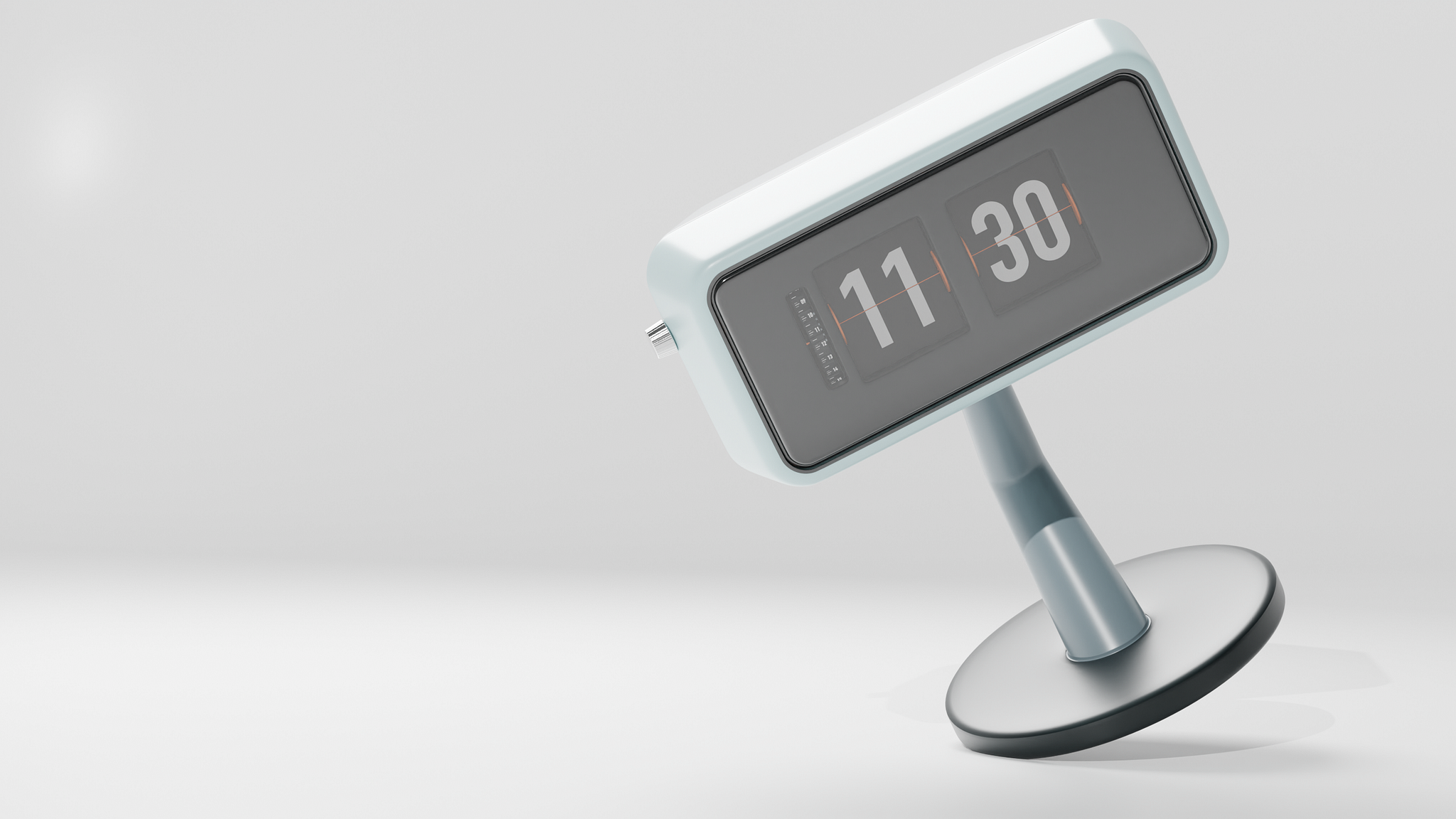 Minimalist Flip Clock: A Modern Take on Hitachi DW221 by Aleksandr