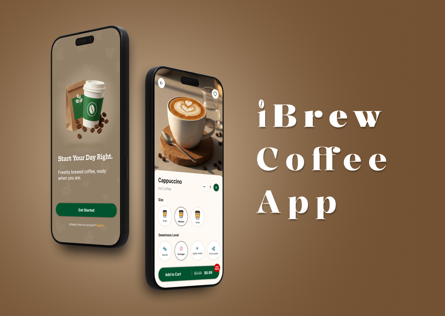 iBrew Coffee Shop App app design branding clean ui coffee app coffee shop figma food app ios ios app minimal mobile app mobile app design mobile design modern online shop product design ui ui design ux ux design