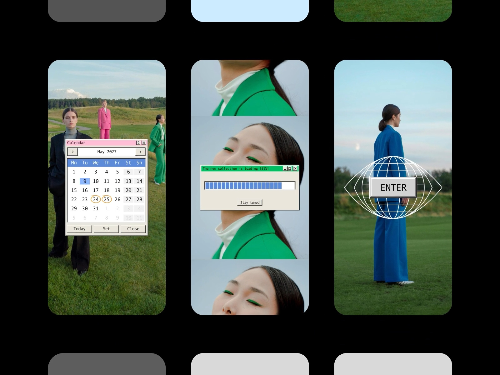 Retro UI Social media design brand identity brand visuals branddesign brandig branding design graphic design graphicdesign instagram design instagram post instagram template linkedin motion graphics quote design retro design social media ui visual design visual identity visual idntity