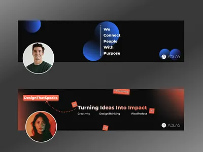 linkedin banners branding design graphic design