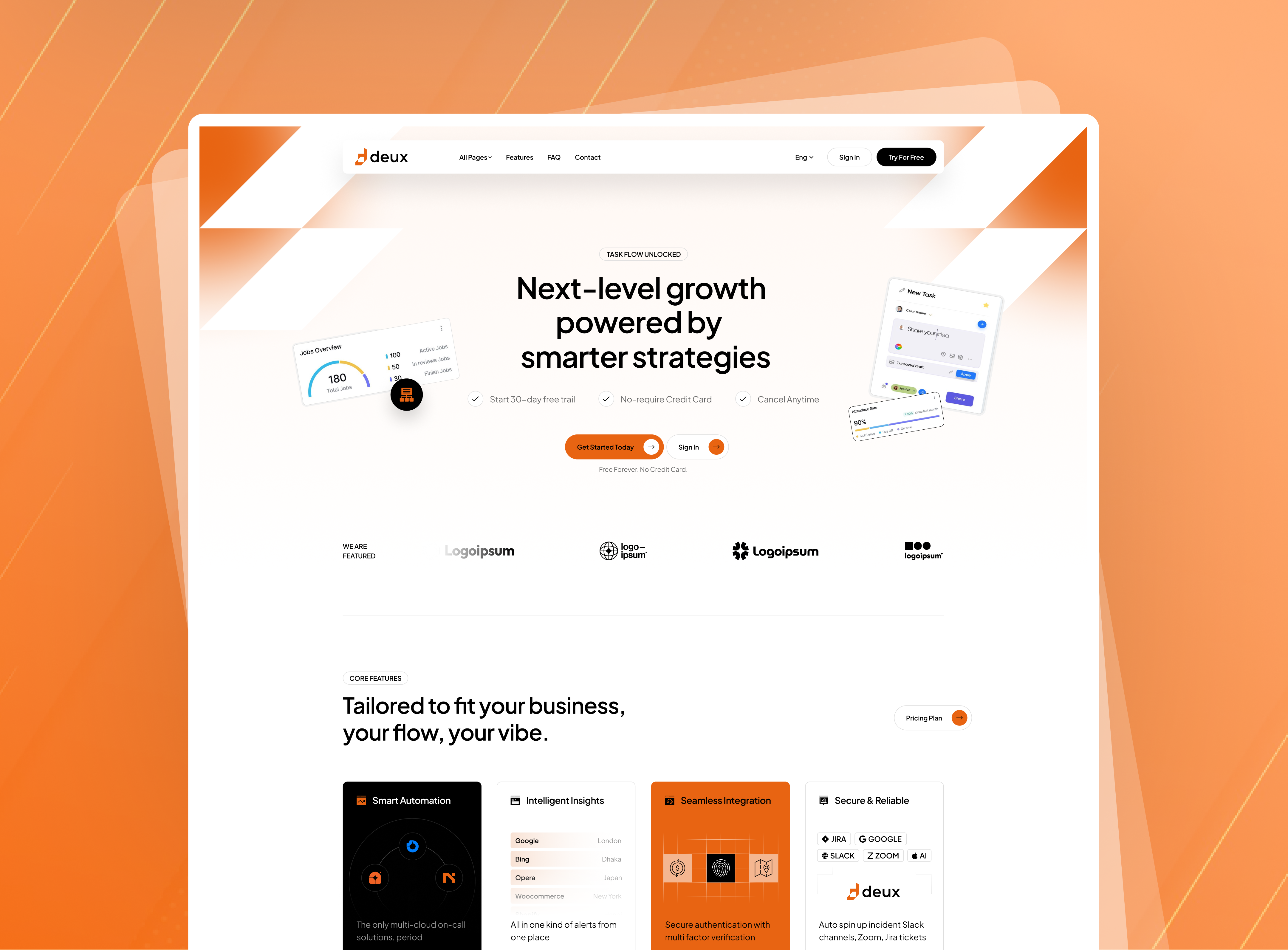 Example of Ai Product Website Design