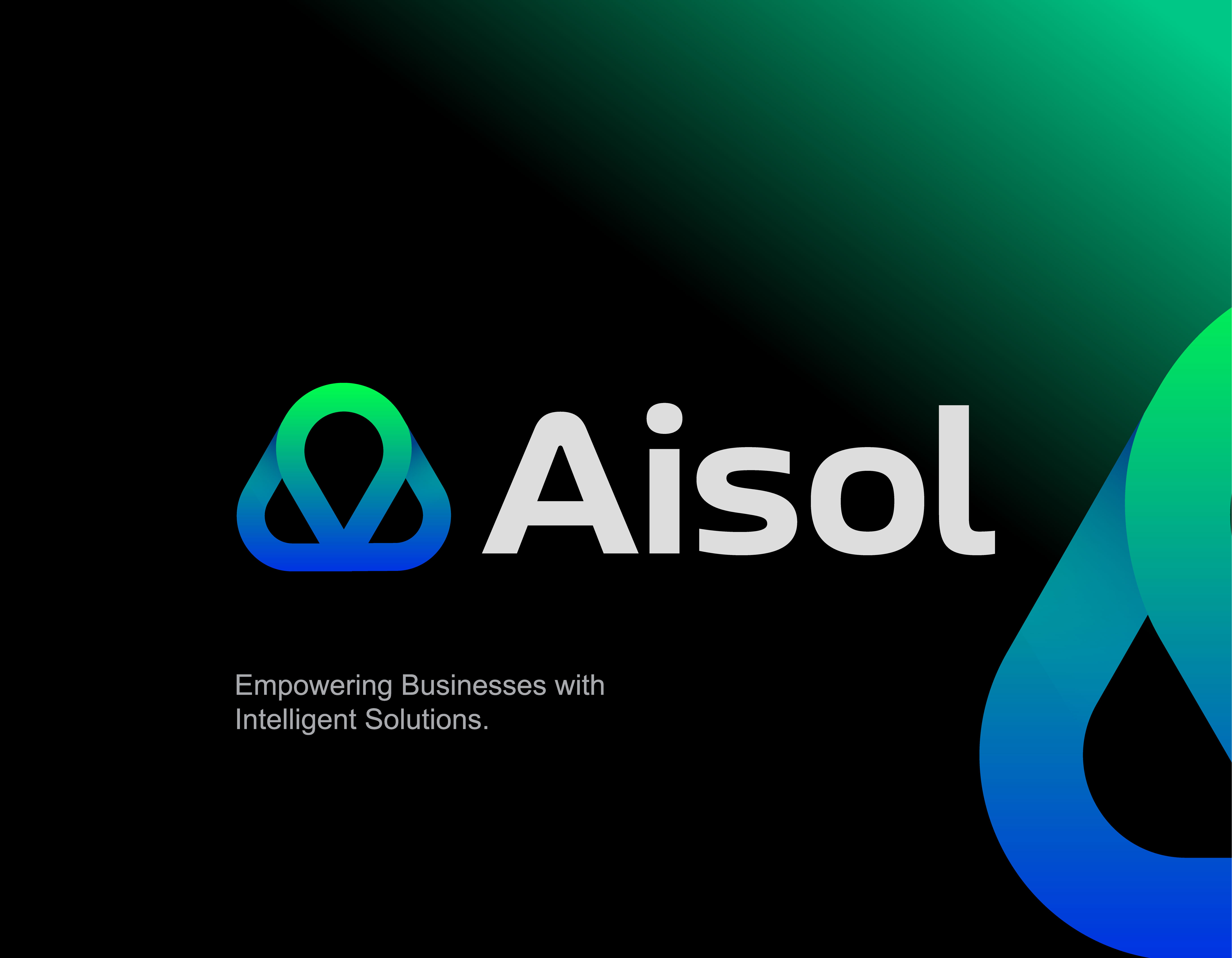Aisol - A logo, A letter, Modern logo, UI, AI, Tech, App, Web a letter logo a logo a tech logo a tech solution logo ai app application branding creative logo gradient logo logo logo design logo designer modern a logo modern logo software tech technology ui website