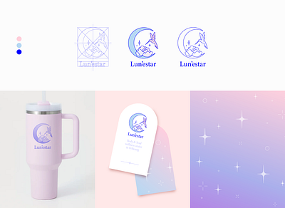 Concept for Lun’estar. Body and soul center. branding cute design illustration logo lune soul vector welness