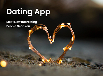 Dating Mobile App app branding dark mode dating app design figma graphic design logo mobile design ui ux