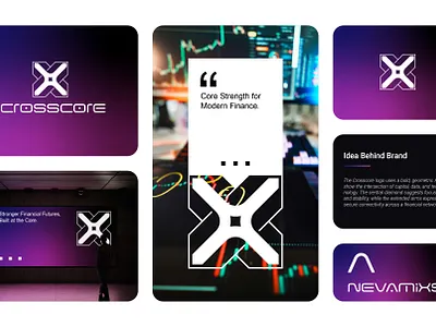 Fintech Branding branding graphic design logo
