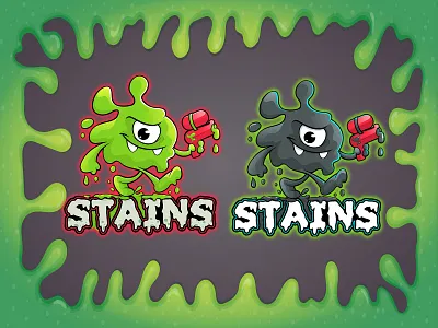 Cartoon Stain Mascot Logo Design/ Custom Mascot character Design abrang cartoon cartoon character character custom design design character drawing graphic design logo mascot stain
