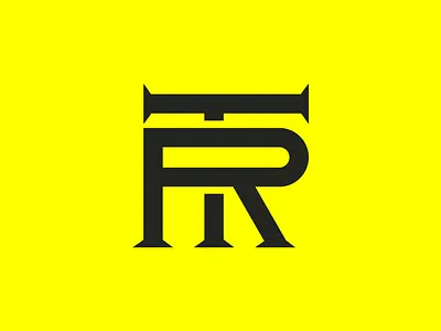 TR, RT monogram logo (available for sale) letter letter r letter t letter tr lettering logo logo design minimal minimalist monogram r rt rt logo t tr typeface typography
