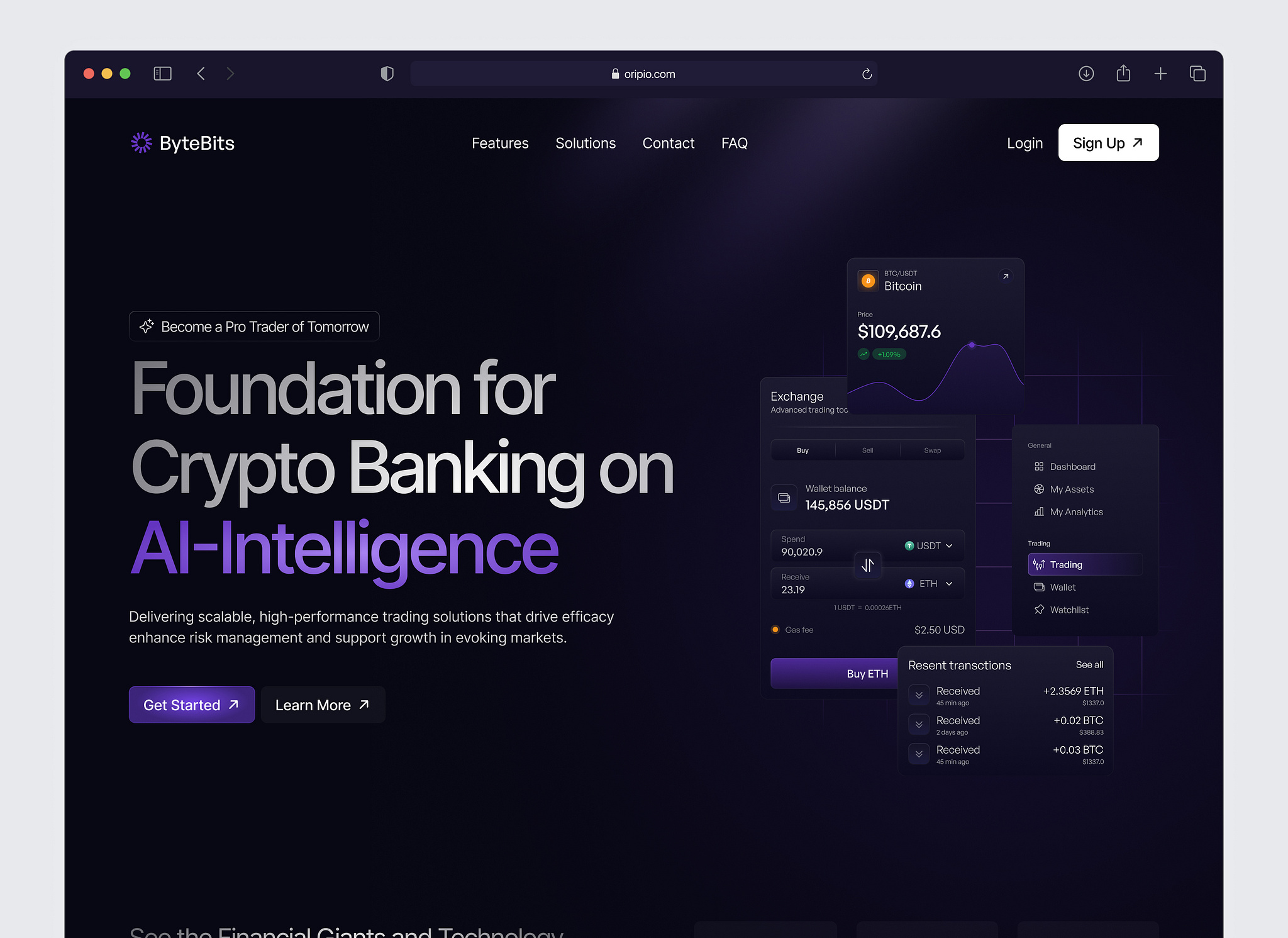 Saas Landing Page Design by Oripio UI/UX | Dribbble