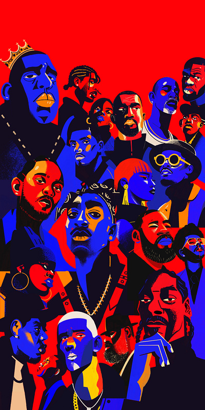 Ready or Not... Rap is cool again arunas kacinskas cool creative hip hop illustrated illustration illustration style illustrator make it viral new style people rap illustration rap industry rap is cool rap portraits rappers vibes viral viral illustration
