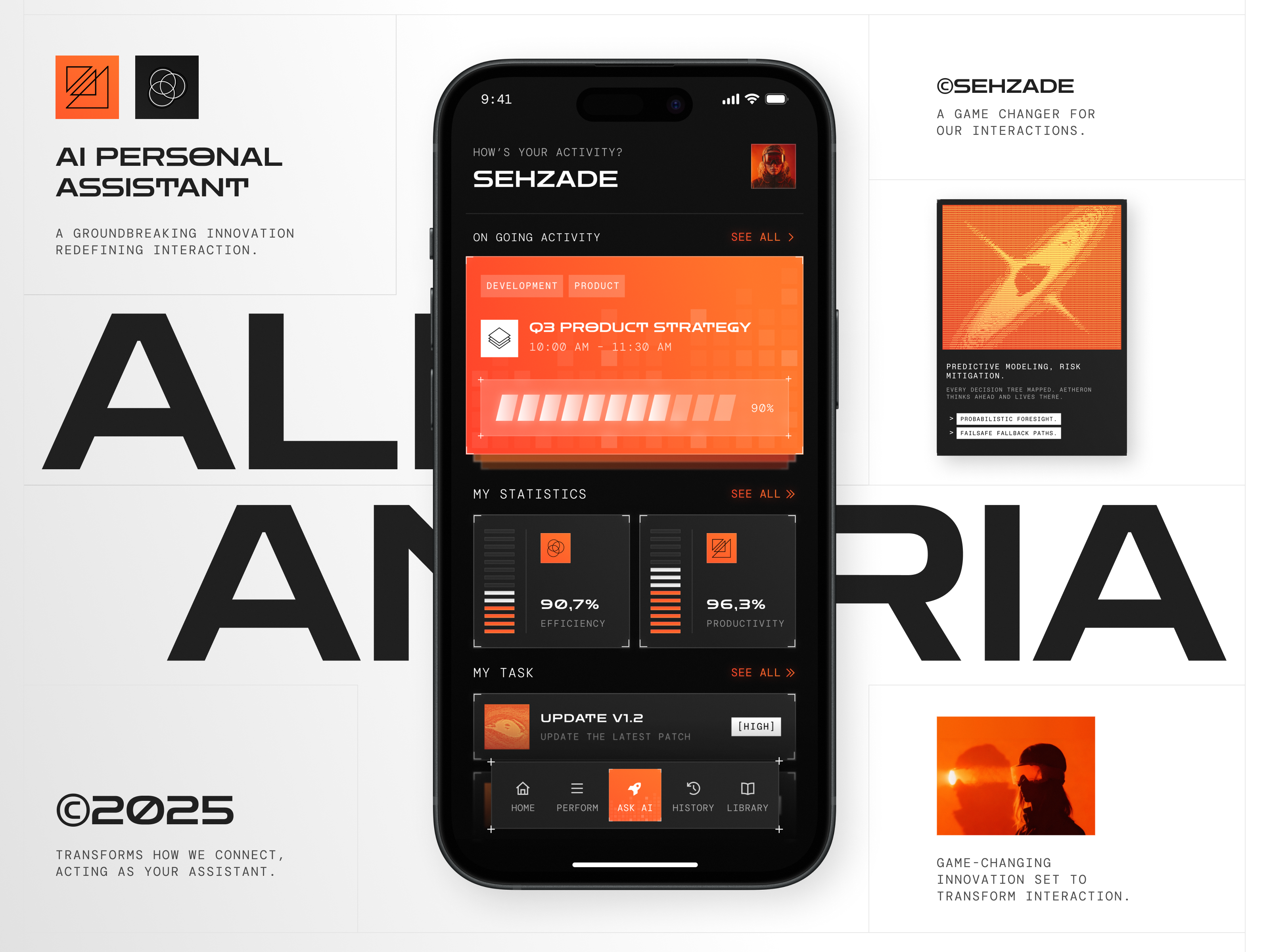 Example of Alexandria.ai - AI Personal Assistant Mobile App