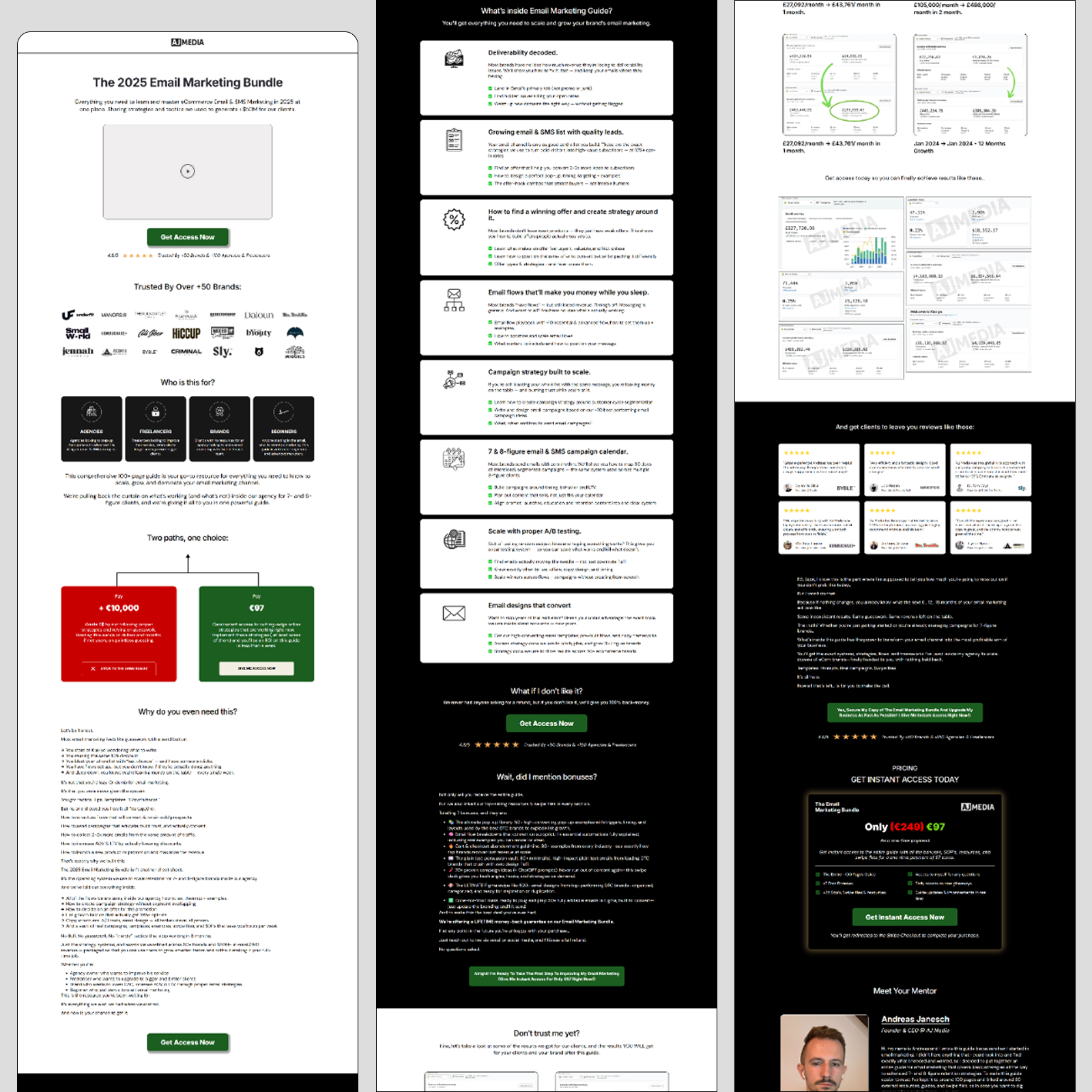 Email Marketing landing page business website elementor email marketing website interactive website marketing website ux ui design website wordpress