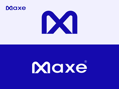 M letter Maxe logo mark 3d letter logo a b c d f g h p r s t w x z m n app artificial intelligence branding logo clothing brand digital agency dribbble latest short illustration landing page letter logo m logo nft play icon simple logo software studio tech technology developer ui vector