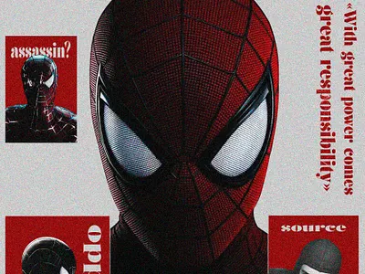 Poster Spider-Man graphic design