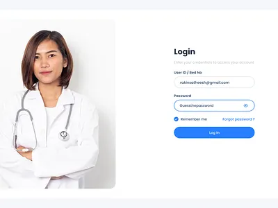 Log In Screen dedsign login ui ux