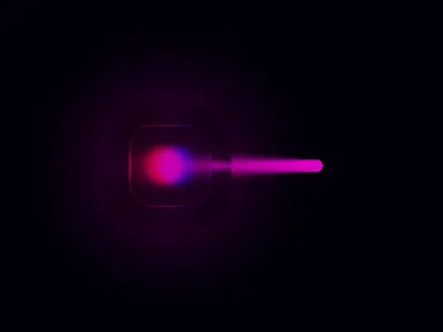 Waveform Toggle aberration glass hana lens light spline toggle ui ux waveform