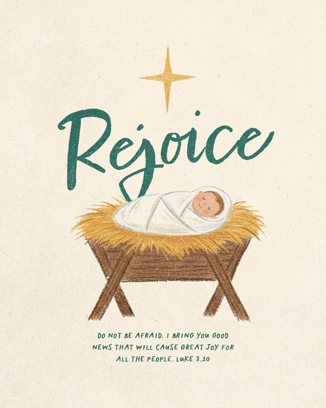 Rejoice | Christian Poster christian church editorial design god graphic design lettering poster sermon social media type design