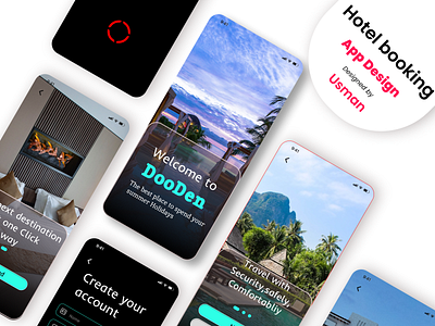 Hotel booking app design design ui ui design ux website website design