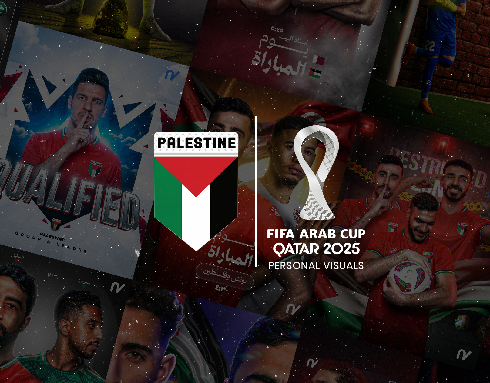 Palestine in FIFA Arab Cup | Personal Visuals arab cup design football football design football poster futebol graphic design ideas matchday matchday poster design palestine soccer sports sports design sports designer sports graphics