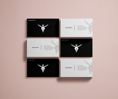 Minimal Black & White Business Card Design blackandwhite branding businesscard graphicdesign minimaldesign personalbrand