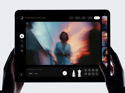 AI - Video Creation Dashboard ai ai video edit b2b business creation dashboard dashboard design e commerce edit image interface saas service software ui video web web design web ui website