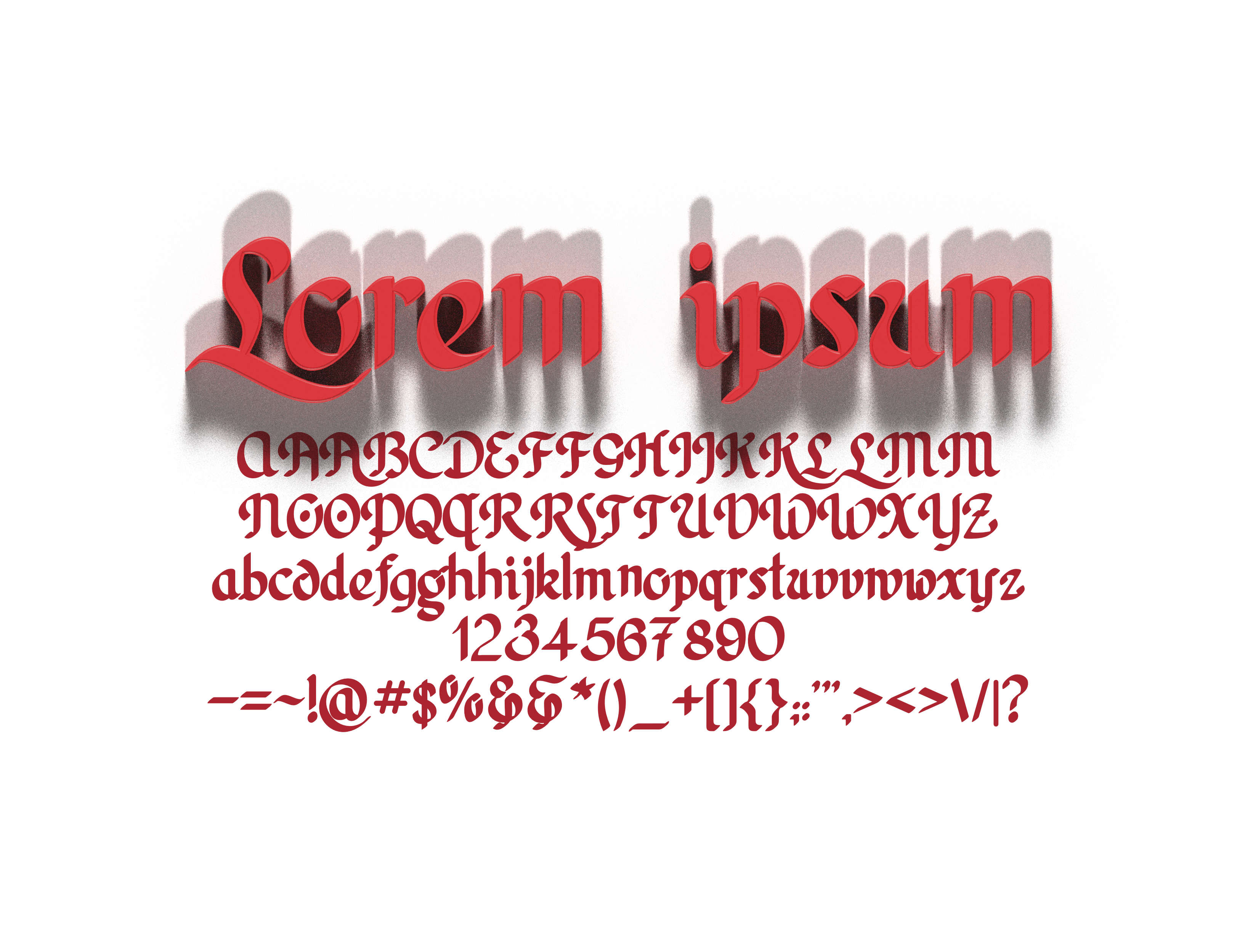 Poster Flourish update brushstroke decorative face family font fontlab fontself sans serif type typography