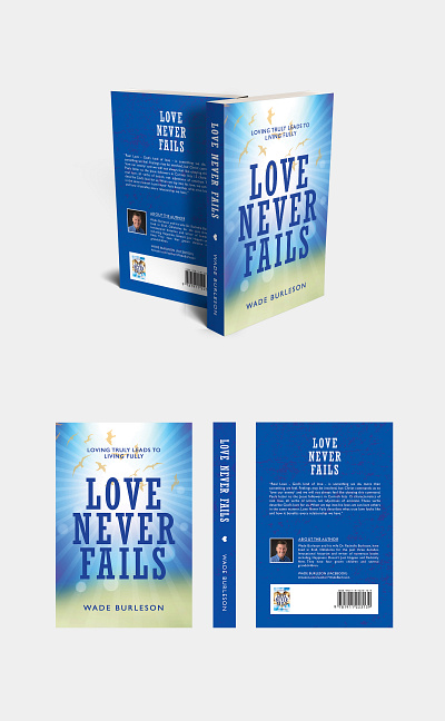 Love Never Fails - Book Cover Design book book cover book cover design books branding design graphic design illustration love book cover modern book cover symbol of love typography ux vector