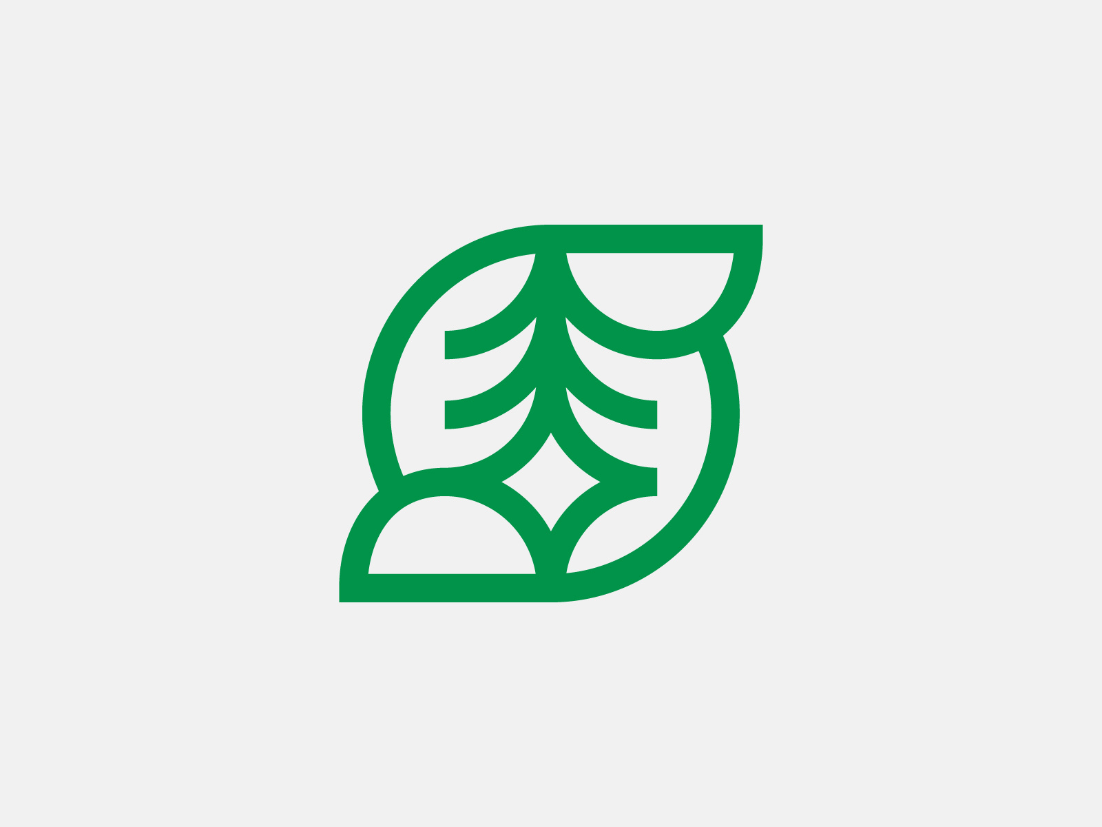 S Pine Logo brand identity costom letter creative icon digital art leaf letter s lettermark logodesign modern monoline natural organic brand pine s initial s pine tree type vector