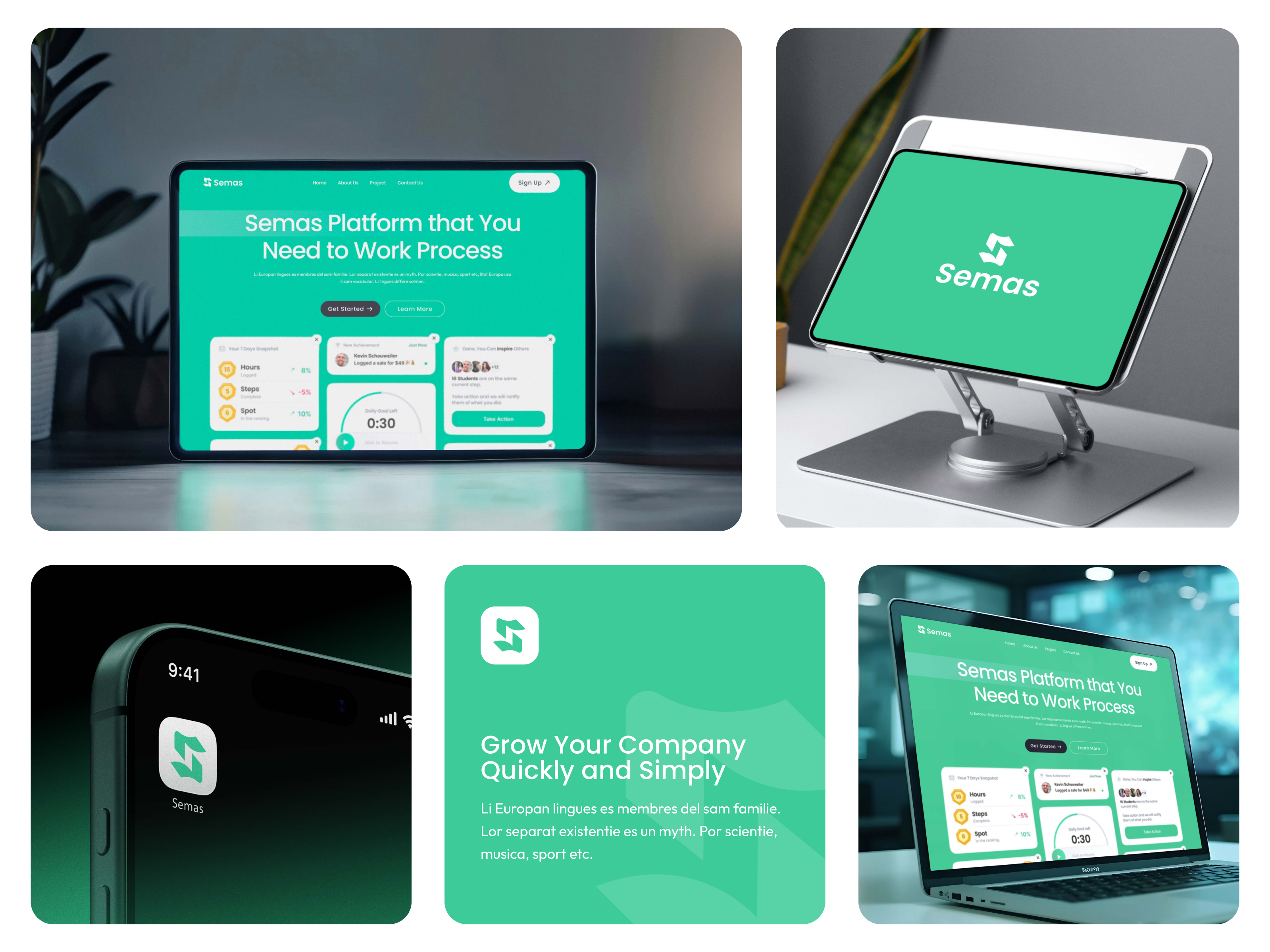 Example of Ai Powered Saa S UI/UX Website Design