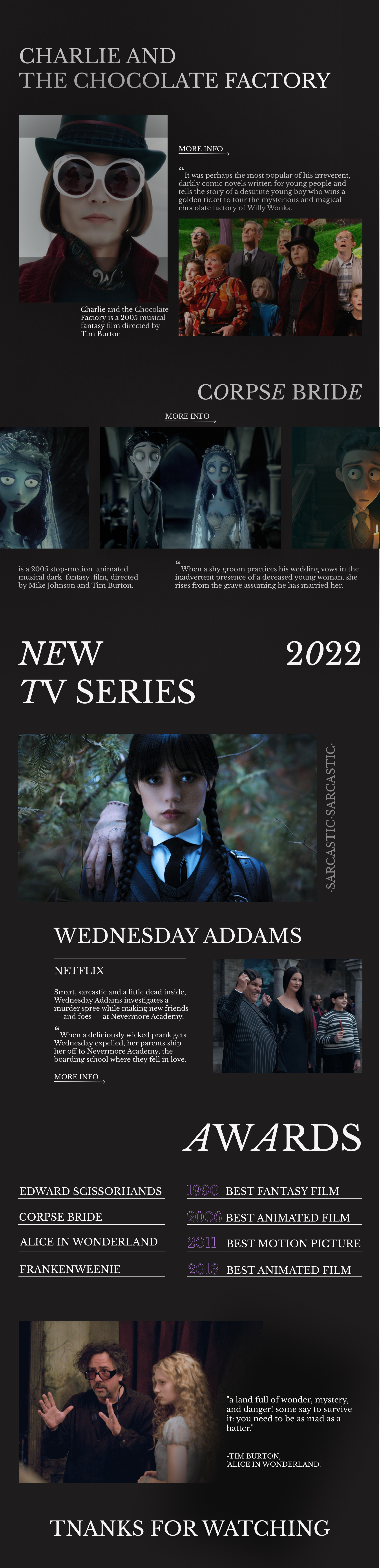 Tim Burton | Wednesday design illustration ui ux