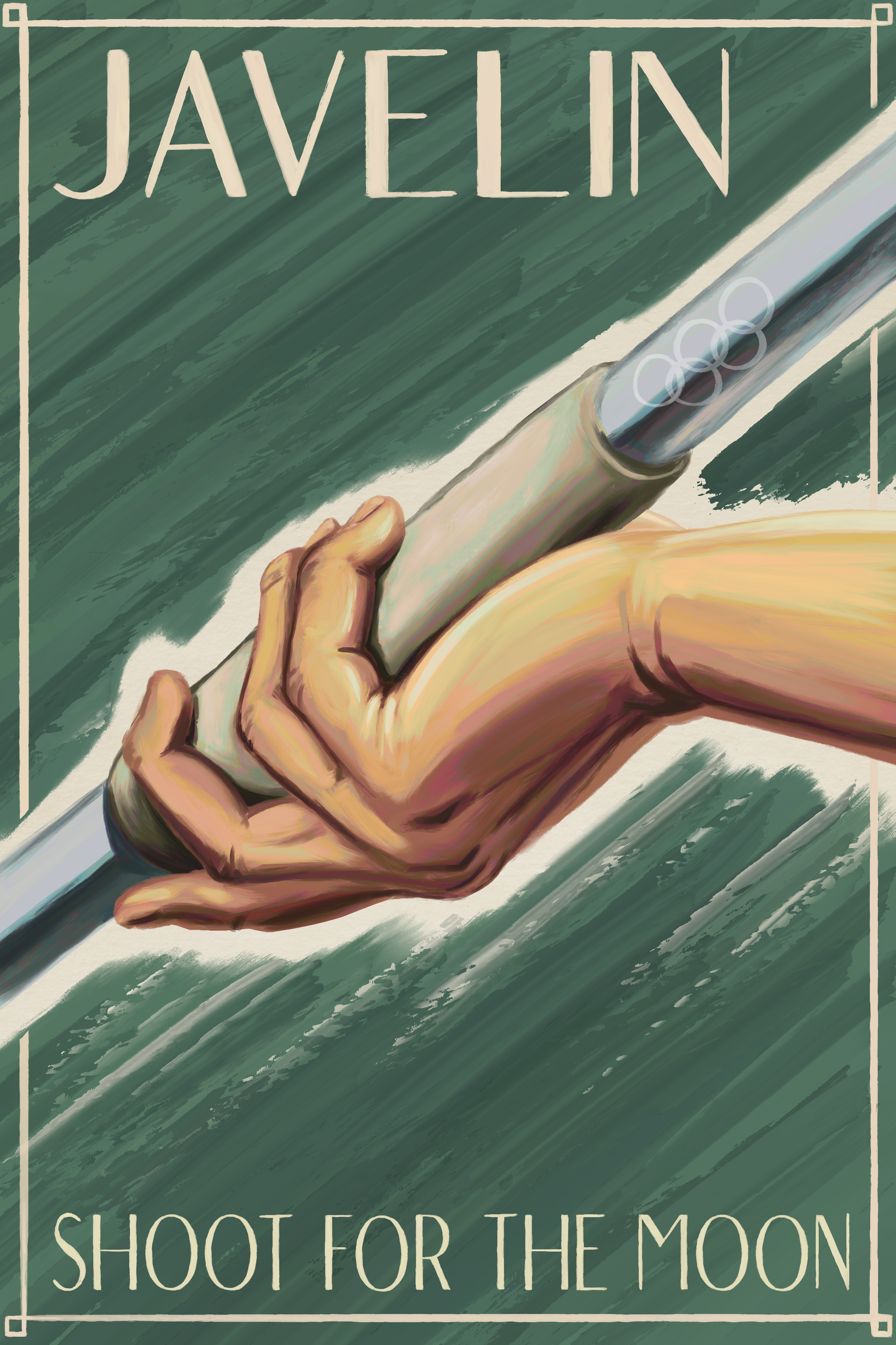 Javelin design graphic design illustration olympics sports sports illustration