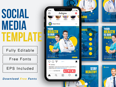 Medical Post Design | COVID-19 Post Design | Doctor post covid covid 19 post dentist post doctor post hospital post medical post design nurse post post template inspiration